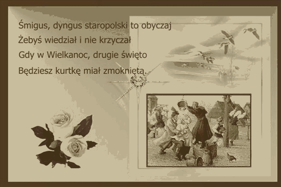 Kartka na Śmigus Dyngus